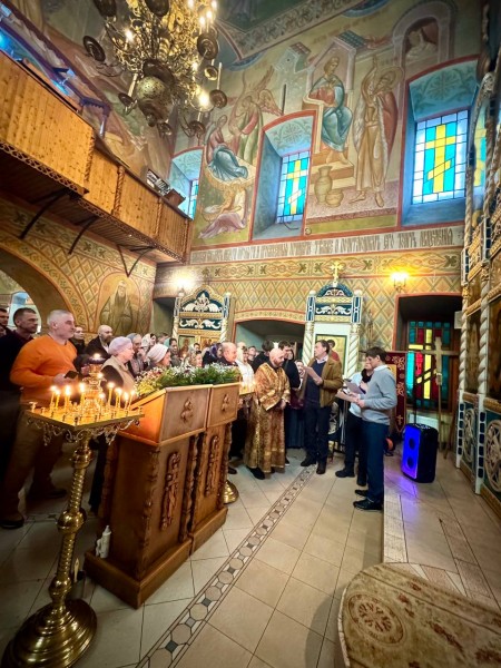 Поздравление в Ильинском храме