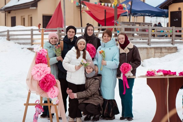 Воскресный семейный праздник в храме Георгия Победоносца п. Нахабино 
