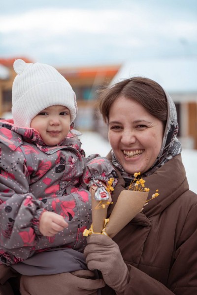 Воскресный семейный праздник в храме Георгия Победоносца п. Нахабино 