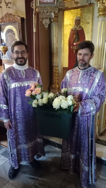 Поздравление в храме иконы Божией Матери "Всех скорбящих Радость" с. Ильинское